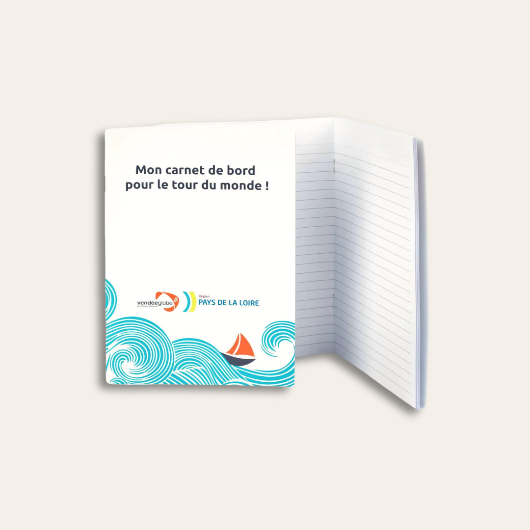 Carnet A5 en papier recyclé et personnalisé Carnet personnalisé Pays de la Loire.