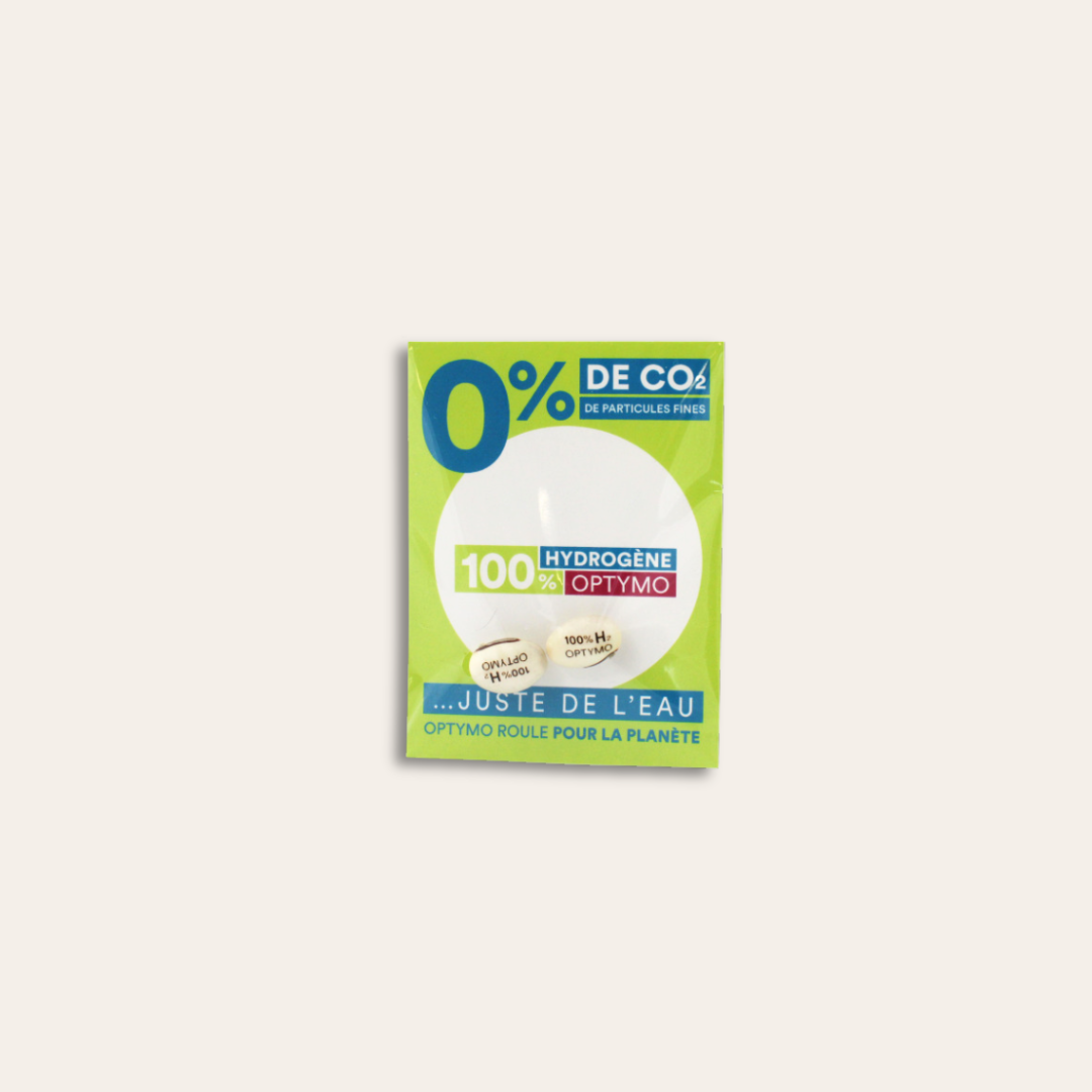 Graine de haricot personnalisable d'un logo Sachet avec deux graines gravées.