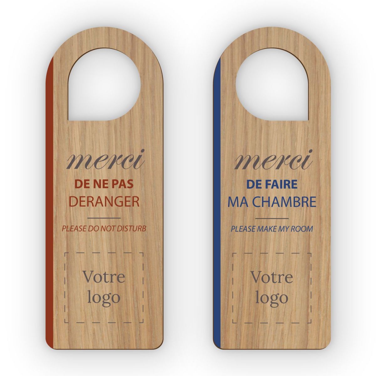 accroche-porte-en-bois-forme3 accroche porte bois de chêne fabrication artisanale pour établissements hôteliers