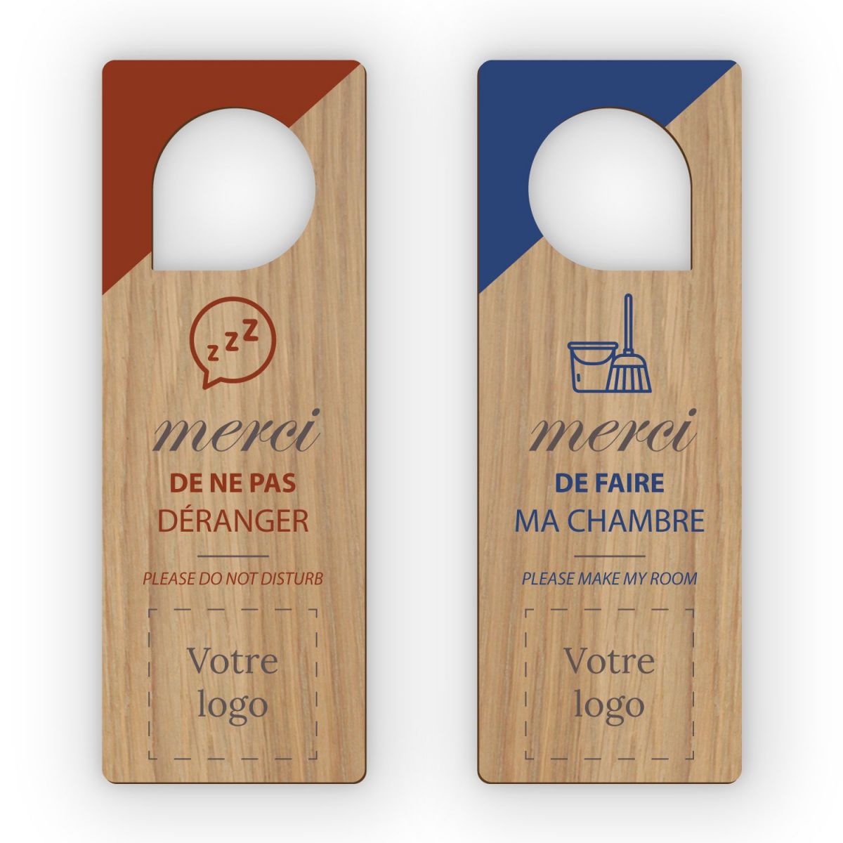 accroche-porte-en-bois-rectangle accroche porte chambre hotel