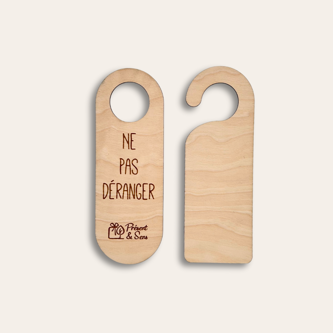 Cravates de porte artisanales Cravates de porte en bois chambre hôtel.