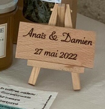 Magnet personnalisé pour Coffret Mariage