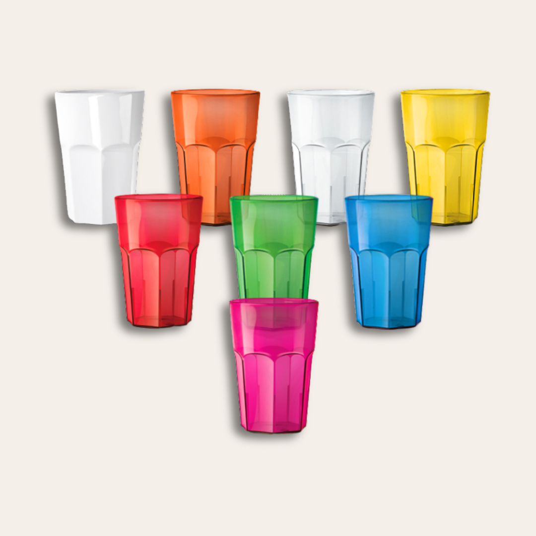 Gobelet Tritan en plastique recyclable 40cl Verres de toutes couleurs.