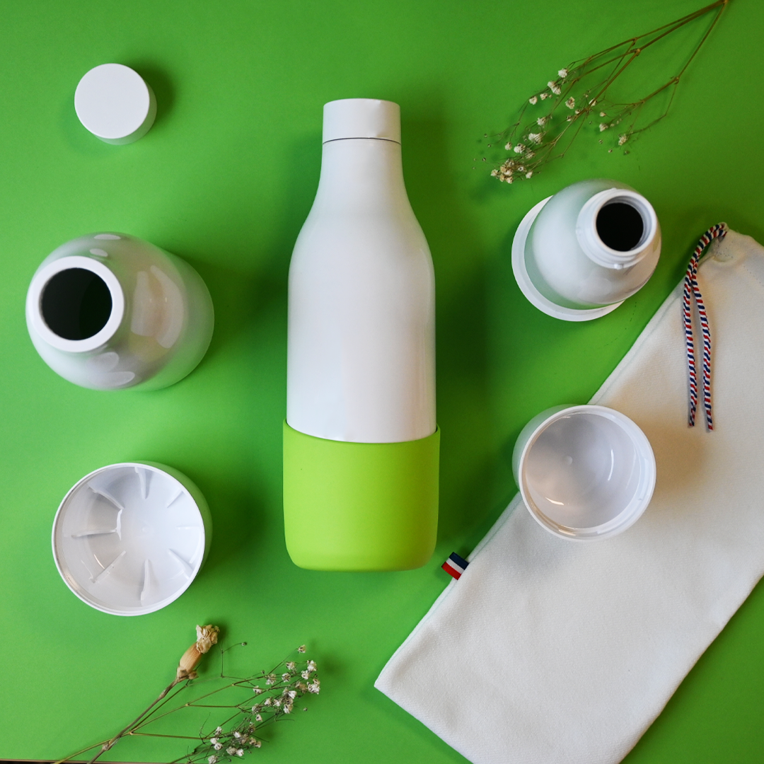 Gourdes ostral isotherme éco-responsables Gourdes ostral isothermes éco-responsable et support démonté