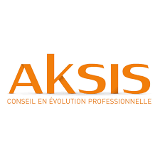 logo Aksis écriture orange