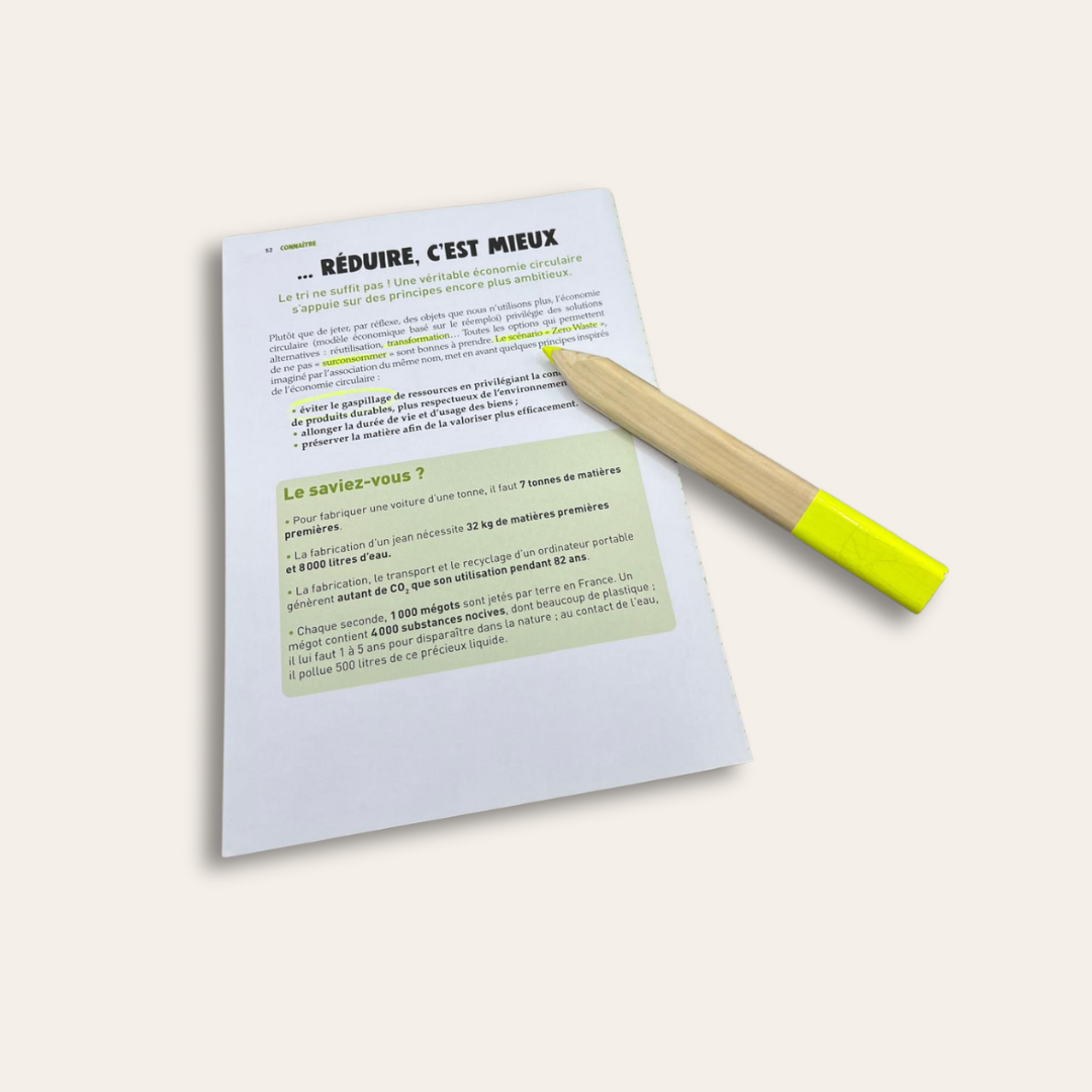 surligneur mine large pin français