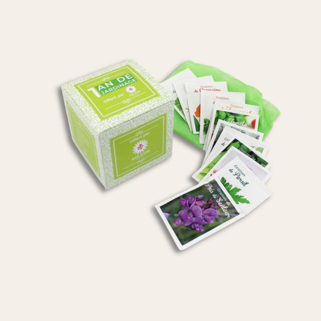 boite 1 an de jardinage