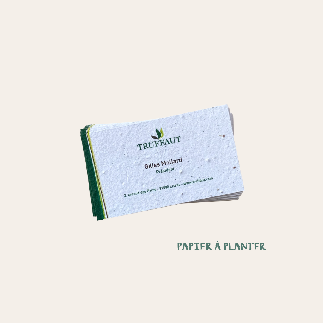 Cartes de visite à planter