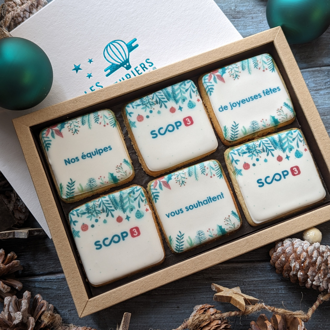 coffret biscuit personnalisés gourmands