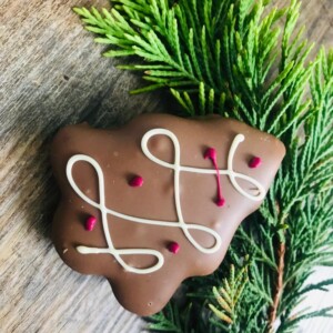 grosse gourmandise ce sapin chocolat fourré guimauve