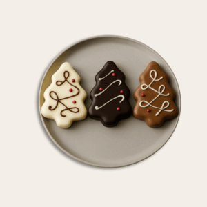 trio sapin chocolat guimauve