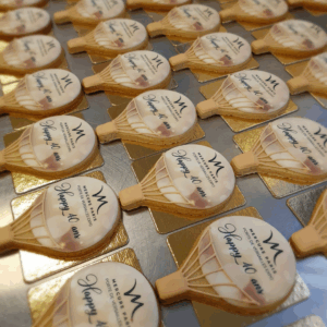 création unique mercure hotels biscuits personnalisés