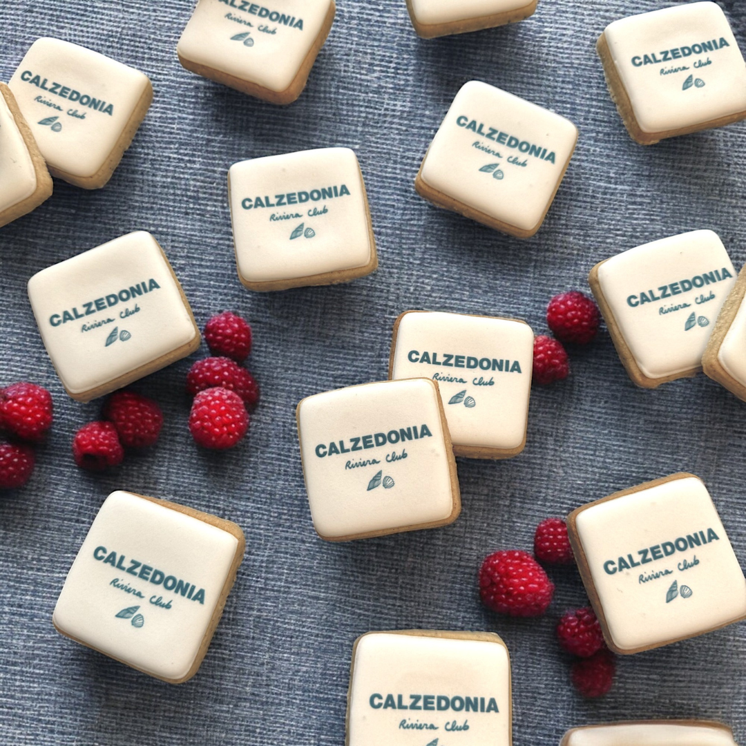 opération calzedonia biscuits au logo
