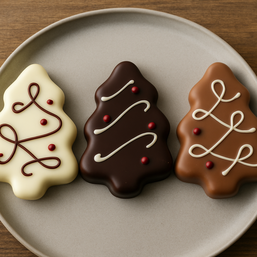 trio Sapin chocolat guimauve