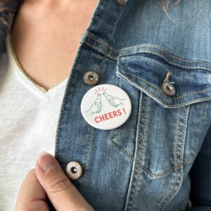 badge aimanté porté