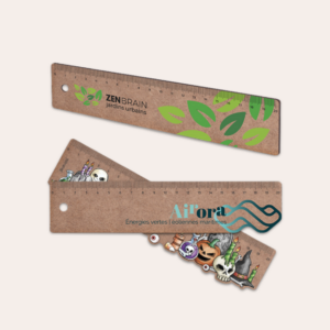 Règle publicitaire sur mesure en MDF